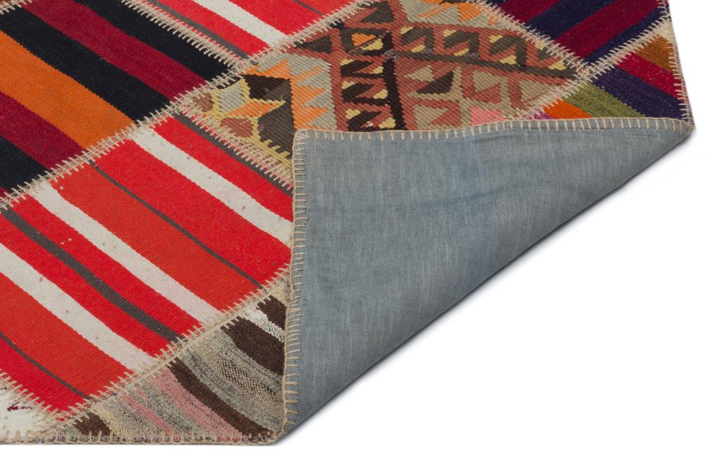 Apex Kilim Patchwork Unique Striped 22555 82 x 321 cm