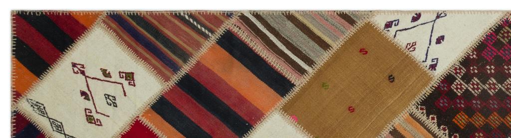 Apex Kilim Patchwork Unique Striped 22555 82 x 321 cm