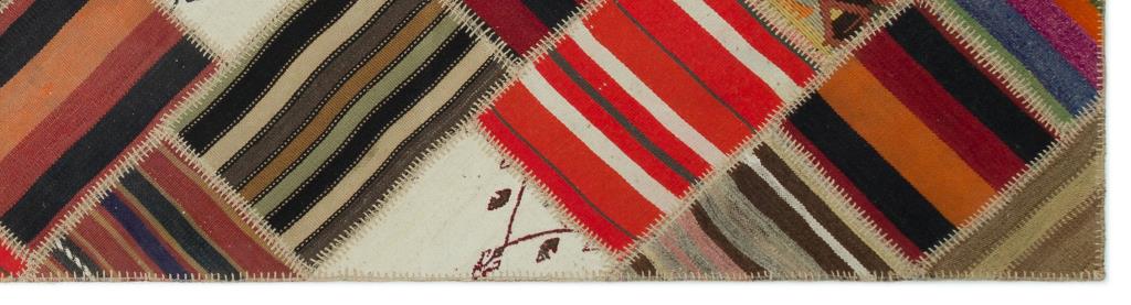 Apex Kilim Patchwork Unique Striped 22555 82 x 321 cm