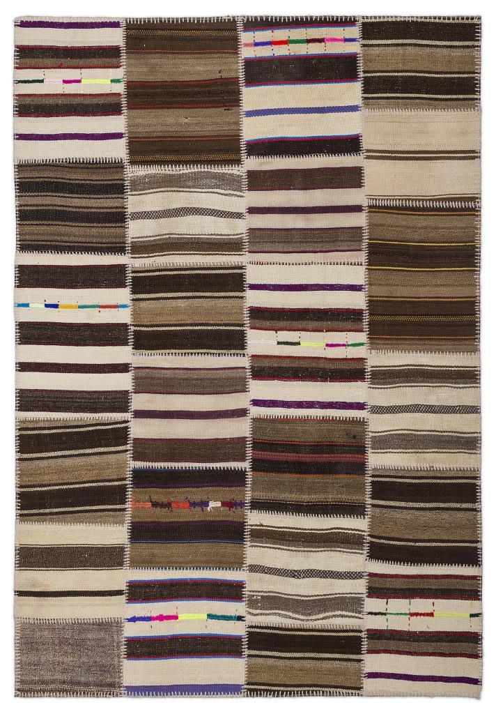 Apex Kilim Patchwork Unique Striped 2261 160 x 230 cm