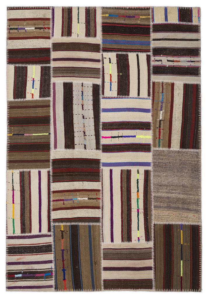 Apex Kilim Patchwork Unique Striped 2262 160 x 230 cm