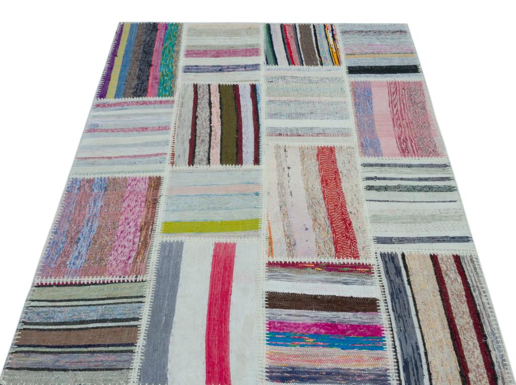 Apex Kilim Patchwork Unique Striped 25144 120 x 180 cm