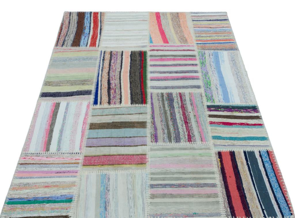 Apex Kilim Patchwork Unique Striped 25151 120 x 180 cm