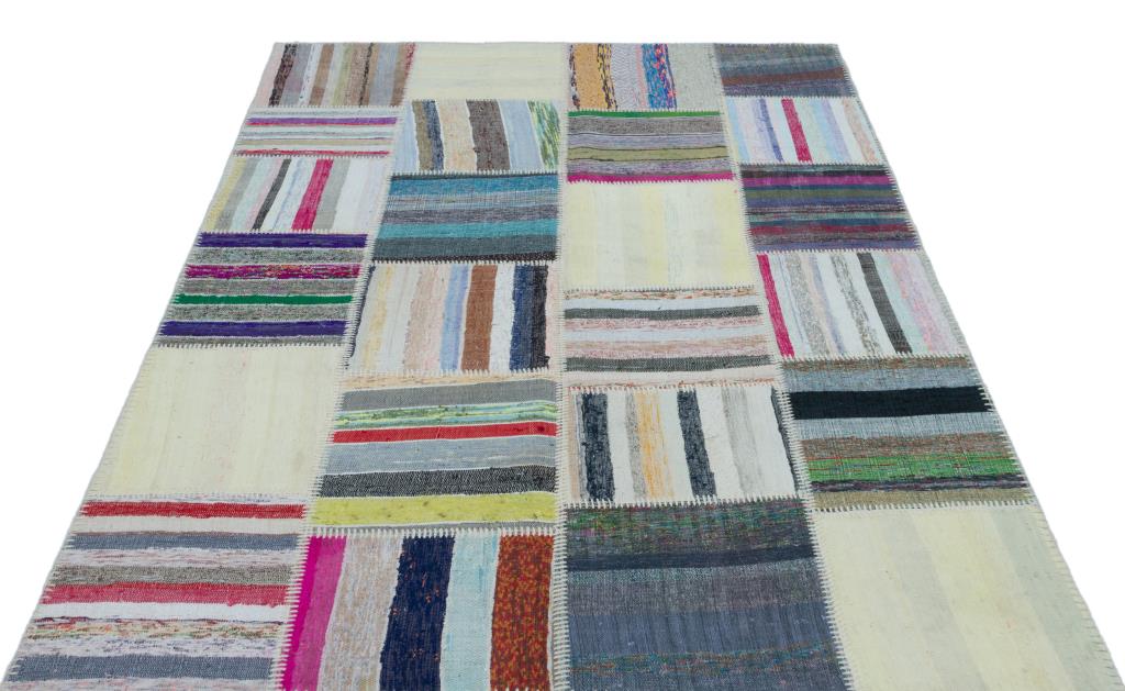 Apex Kilim Patchwork Unique Striped 25238 158 x 220 cm