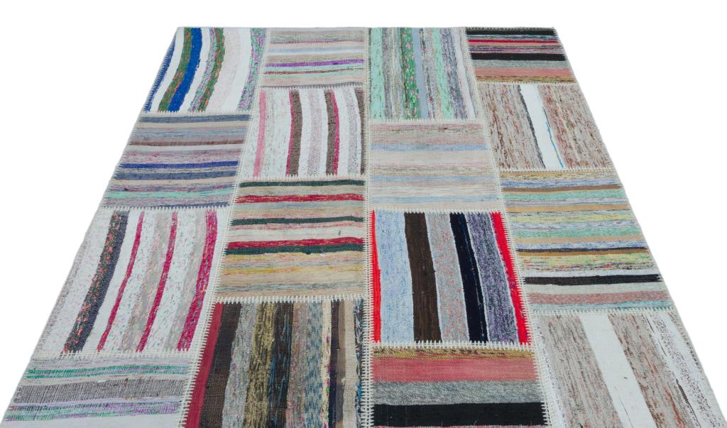 Apex Kilim Patchwork Unique Striped 25239 160 x 222 cm