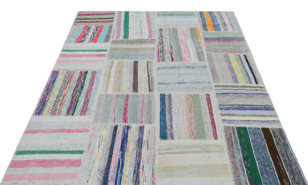 Apex Kilim Patchwork Unique Striped 25247 160 x 222 cm