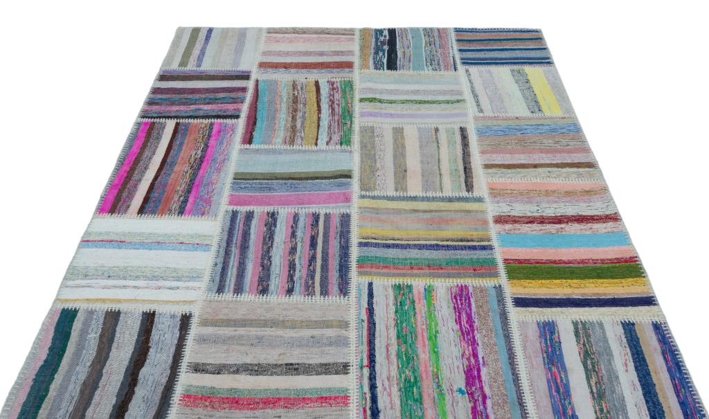 Apex Kilim Patchwork Unique Striped 25255 160 x 222 cm