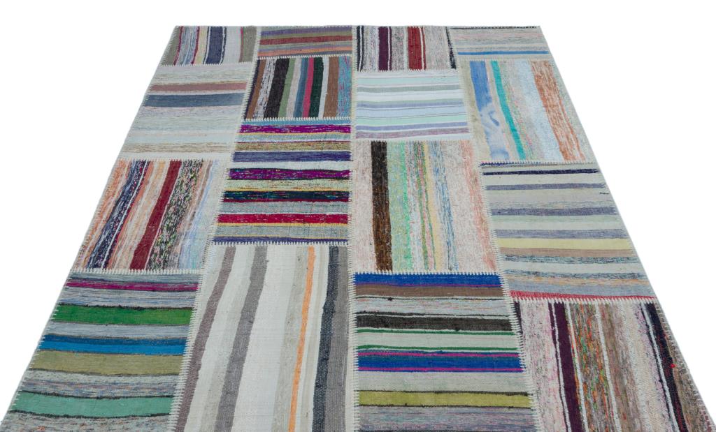 Apex Kilim Patchwork Unique Striped 25320 157 x 220 cm