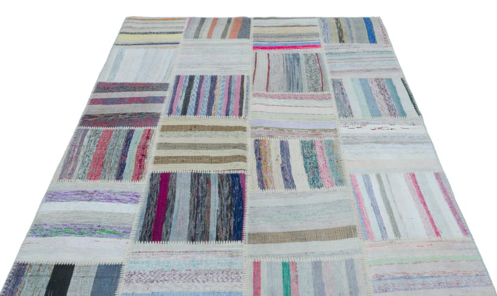 Apex Kilim Patchwork Unique Striped 25336 160 x 222 cm