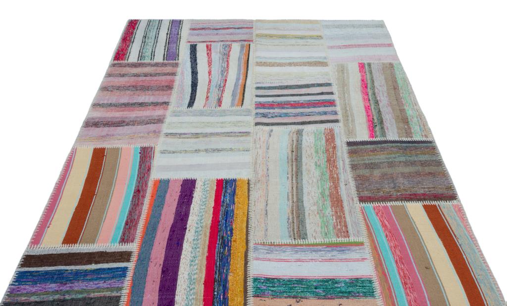 Apex Kilim Patchwork Unique Striped 25345 160 x 222 cm