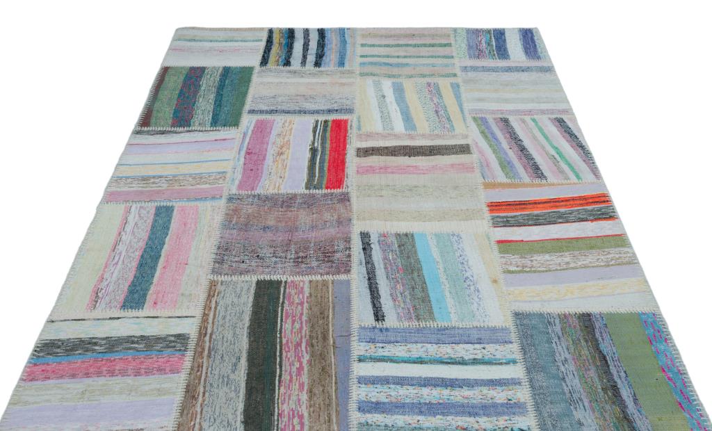 Apex Kilim Patchwork Unique Striped 25397 160 x 220 cm