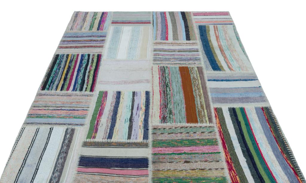 Apex Kilim Patchwork Unique Striped 25400 160 x 220 cm