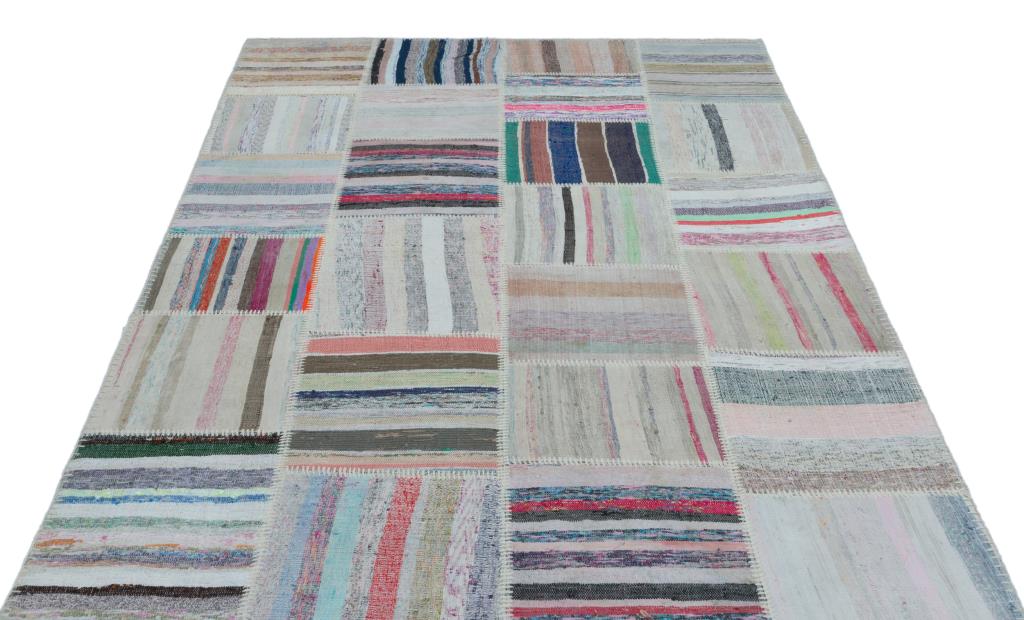 Apex Kilim Patchwork Unique Striped 25401 160 x 222 cm