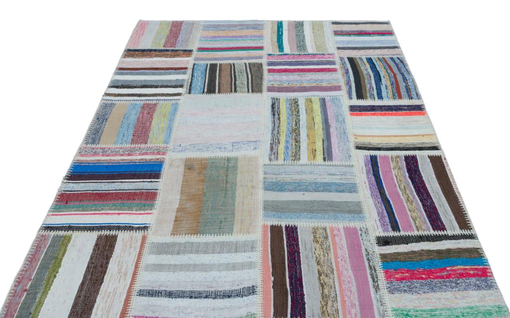 Apex Kilim Patchwork Unique Striped 25410 160 x 225 cm