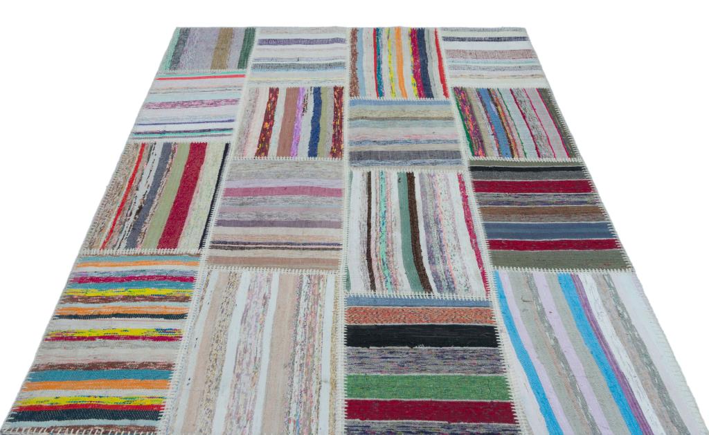 Apex Kilim Patchwork Unique Striped 25419 160 x 225 cm