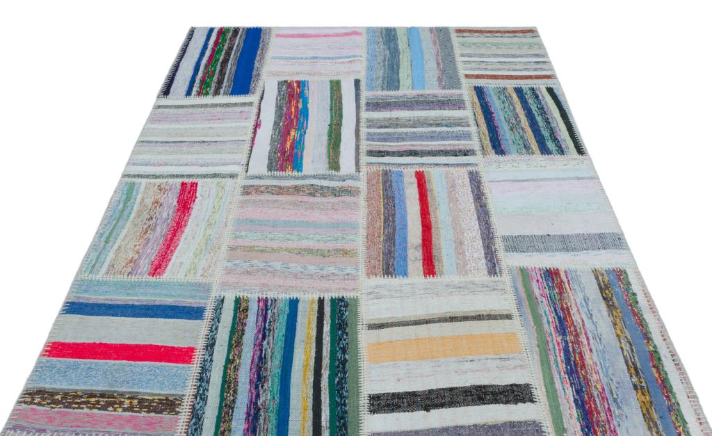Apex Kilim Patchwork Unique Striped 25426 160 x 225 cm