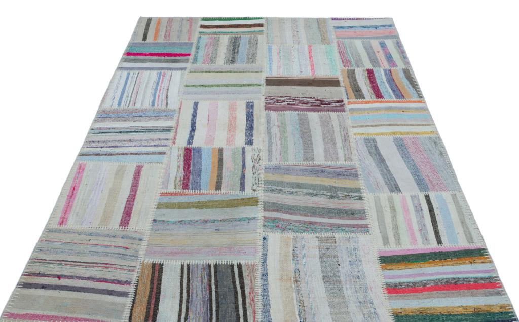 Apex Kilim Patchwork Unique Striped 25431 158 x 227 cm