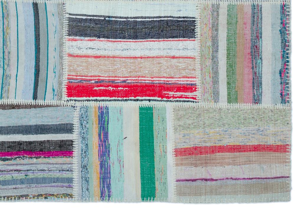 Apex Kilim Patchwork Unique Striped 25434 160 x 228 cm