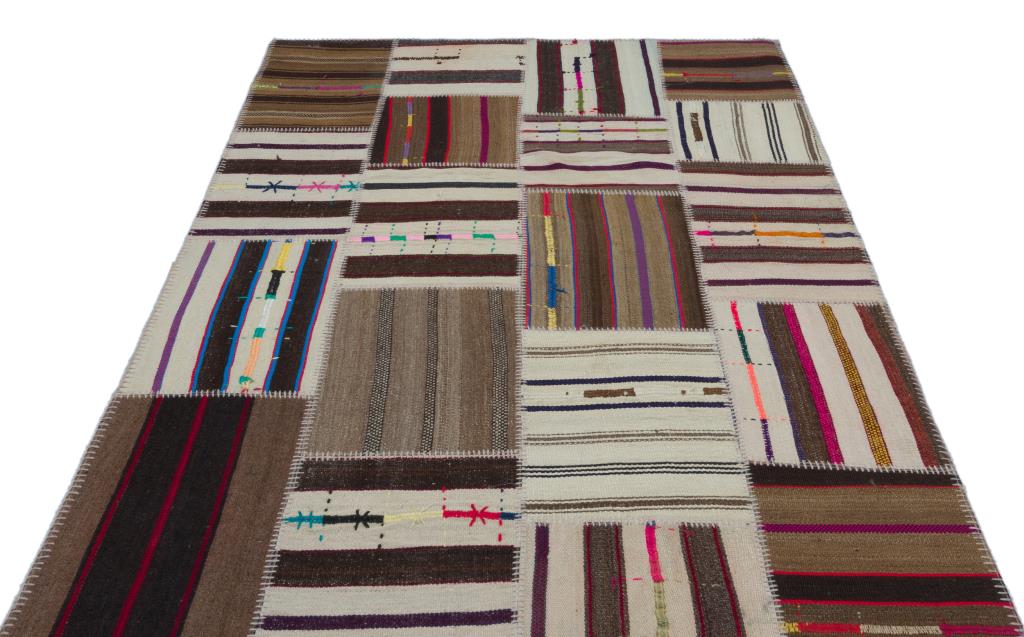 Apex Kilim Patchwork Unique Striped 25445 158 x 230 cm