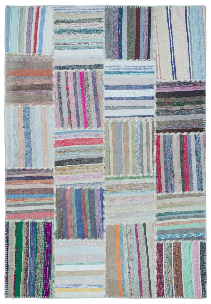 Apex Kilim Patchwork Unique Striped 25450 160 x 230 cm