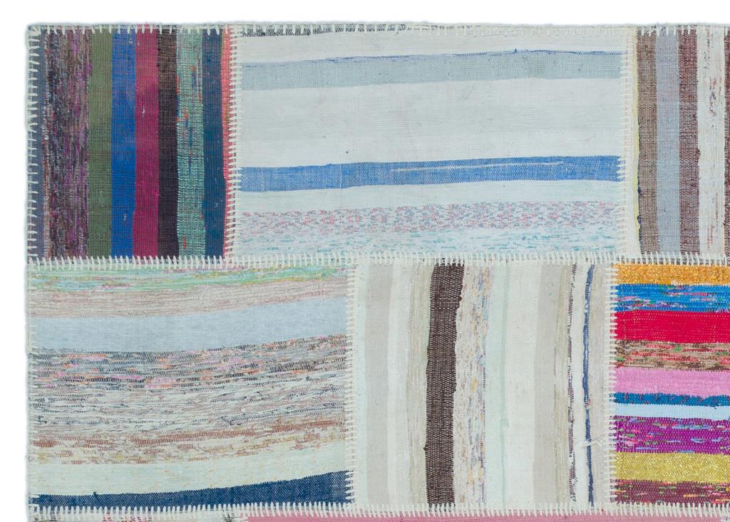 Apex Kilim Patchwork Unique Striped 25451 160 x 224 cm
