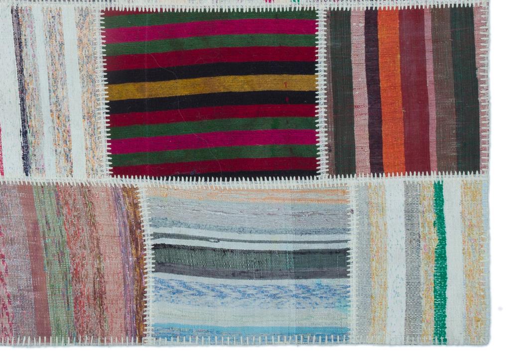 Apex Kilim Patchwork Unique Striped 25465 160 x 226 cm