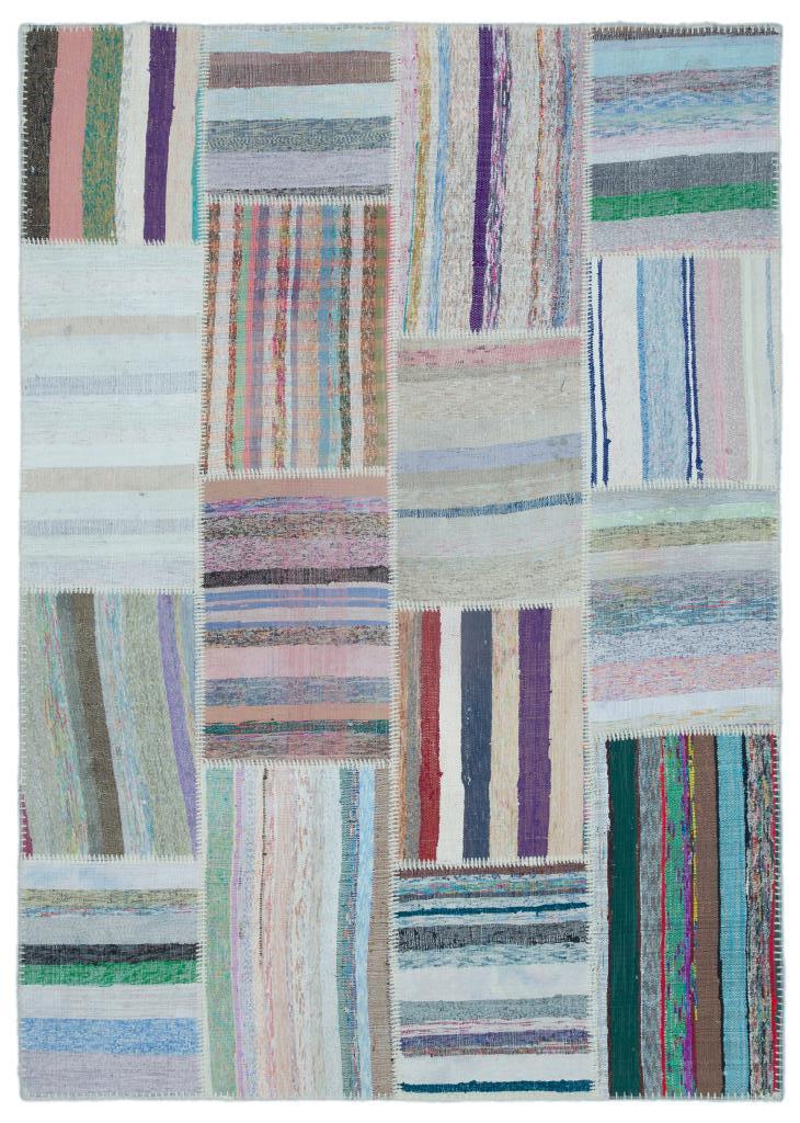 Apex Kilim Patchwork Unique Striped 25469 160 x 224 cm