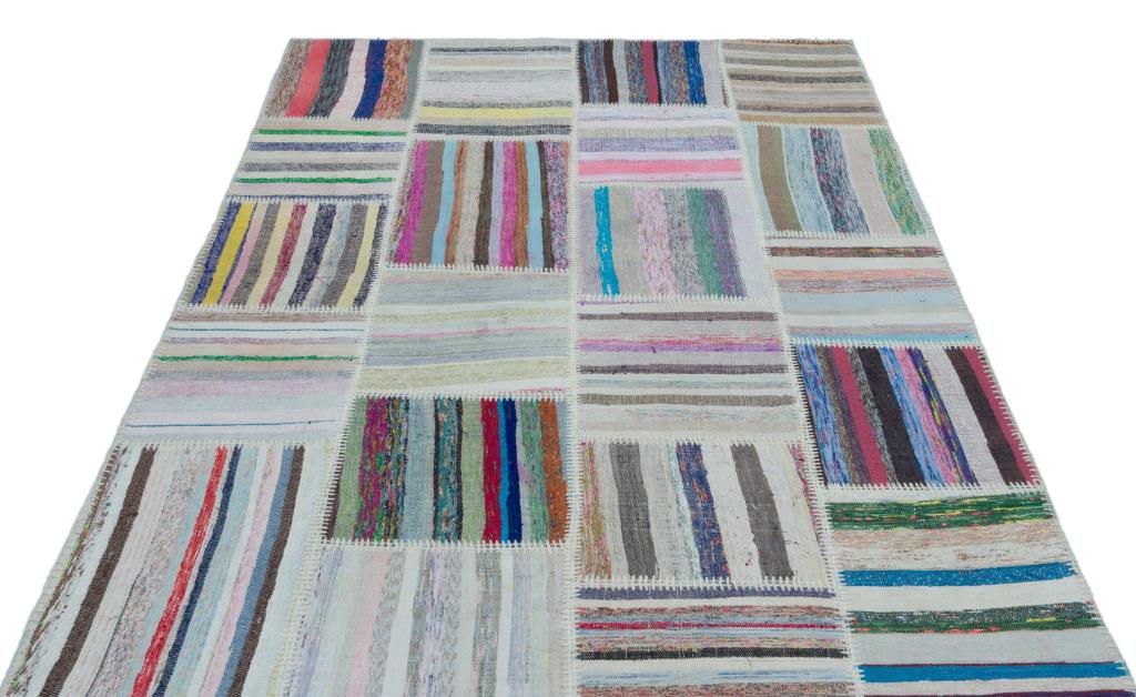 Apex Kilim Patchwork Unique Striped 25470 160 x 227 cm