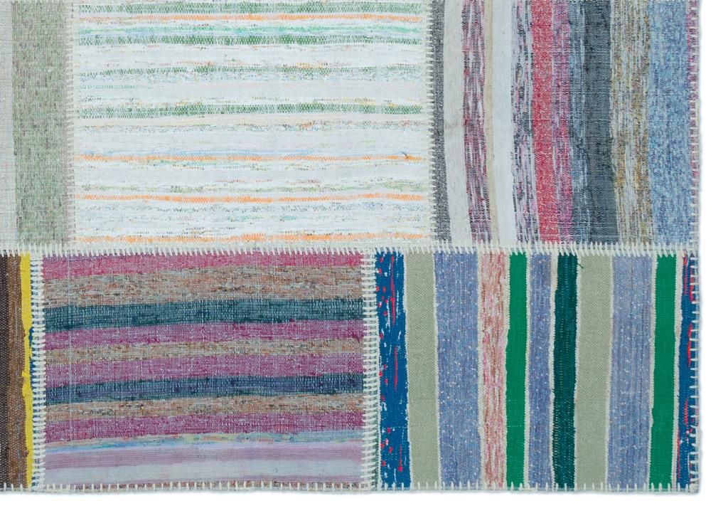 Apex Kilim Patchwork Unique Striped 25473 160 x 225 cm