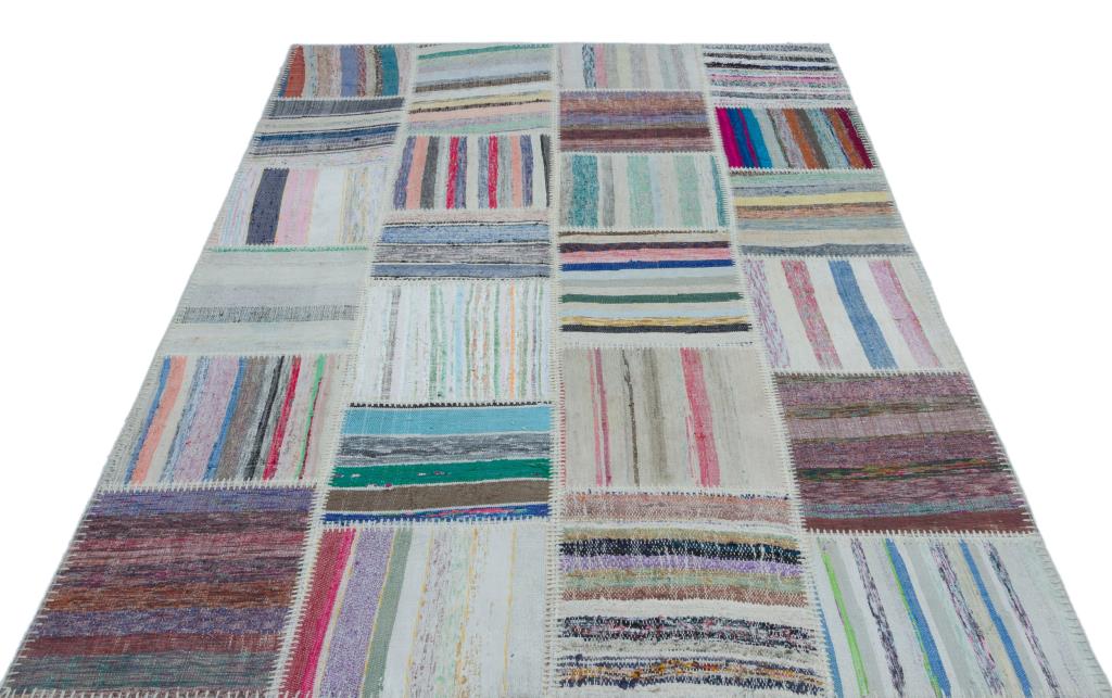 Apex Kilim Patchwork Unique Striped 25512 160 x 222 cm