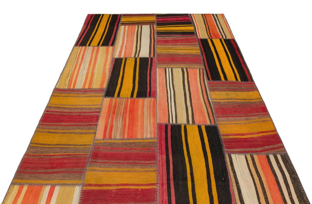 Apex Kilim Patchwork Unique Striped 36181 159 x 231 cm