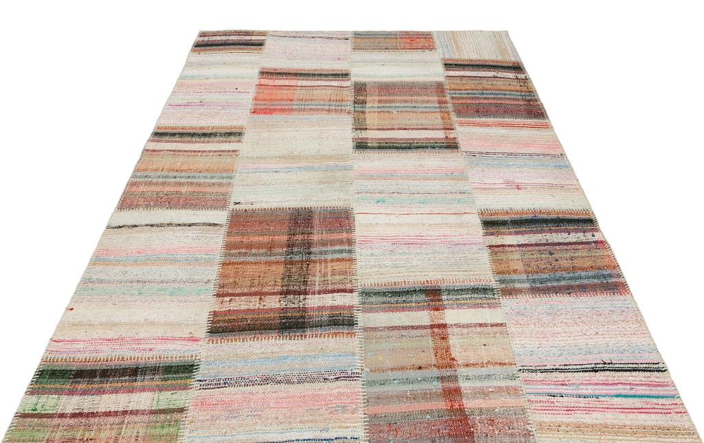 Apex Kilim Patchwork Unique Striped 36192 160 x 223 cm