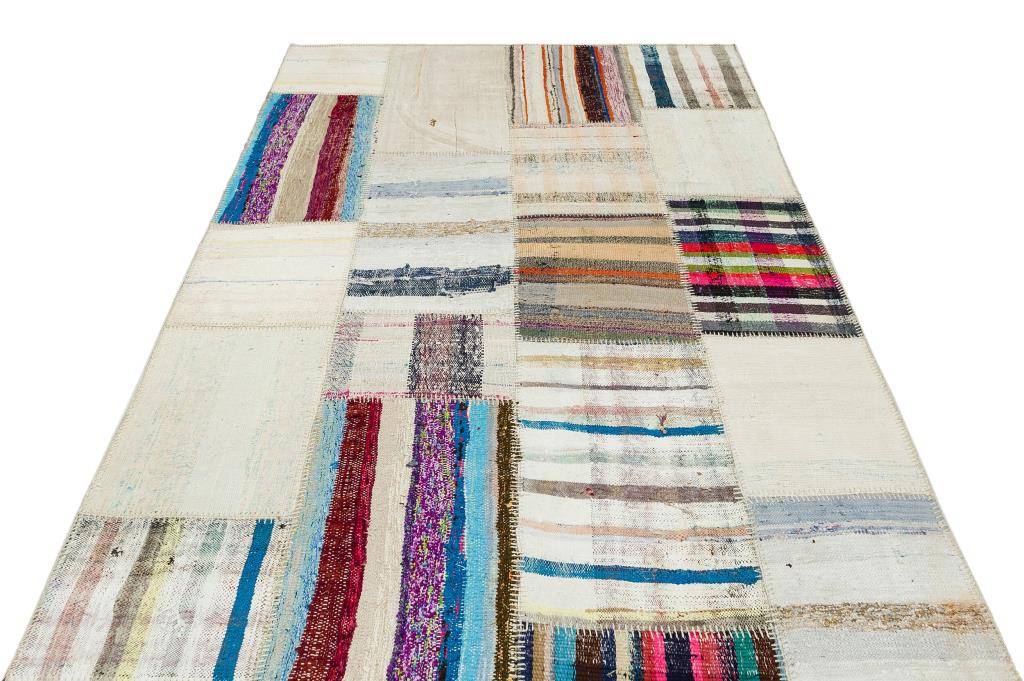 Apex Kilim Patchwork Unique Striped 36193 159 x 231 cm