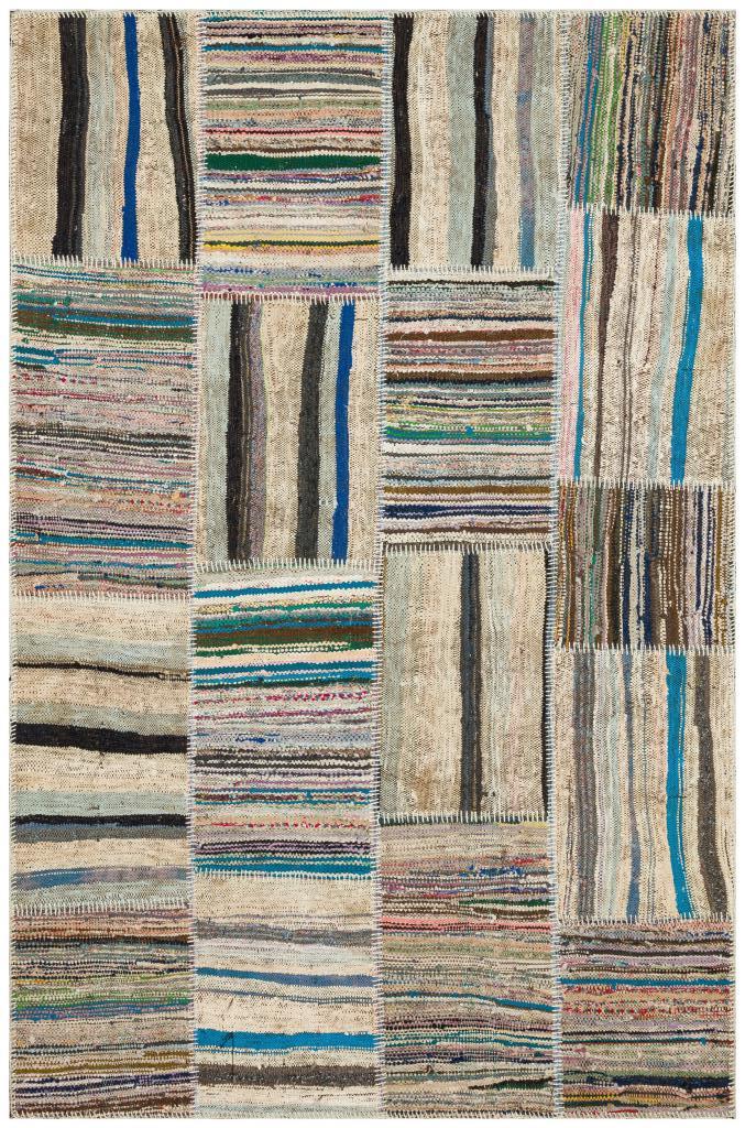 Apex Kilim Patchwork Unique Striped 36322 151 x 231 cm