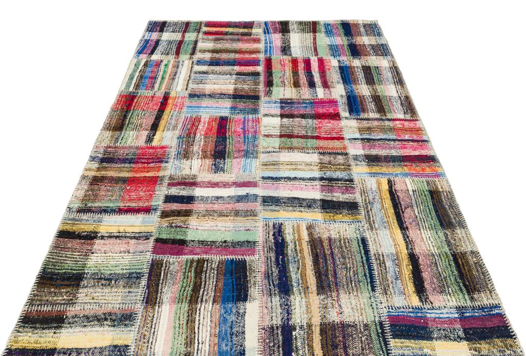 Apex Kilim Patchwork Unique Striped 36330 158 x 235 cm