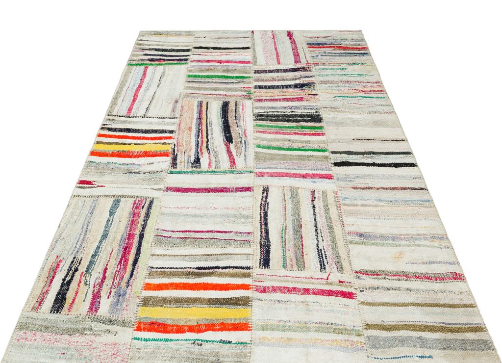Apex Kilim Patchwork Unique Striped 36364 153 x 233 cm