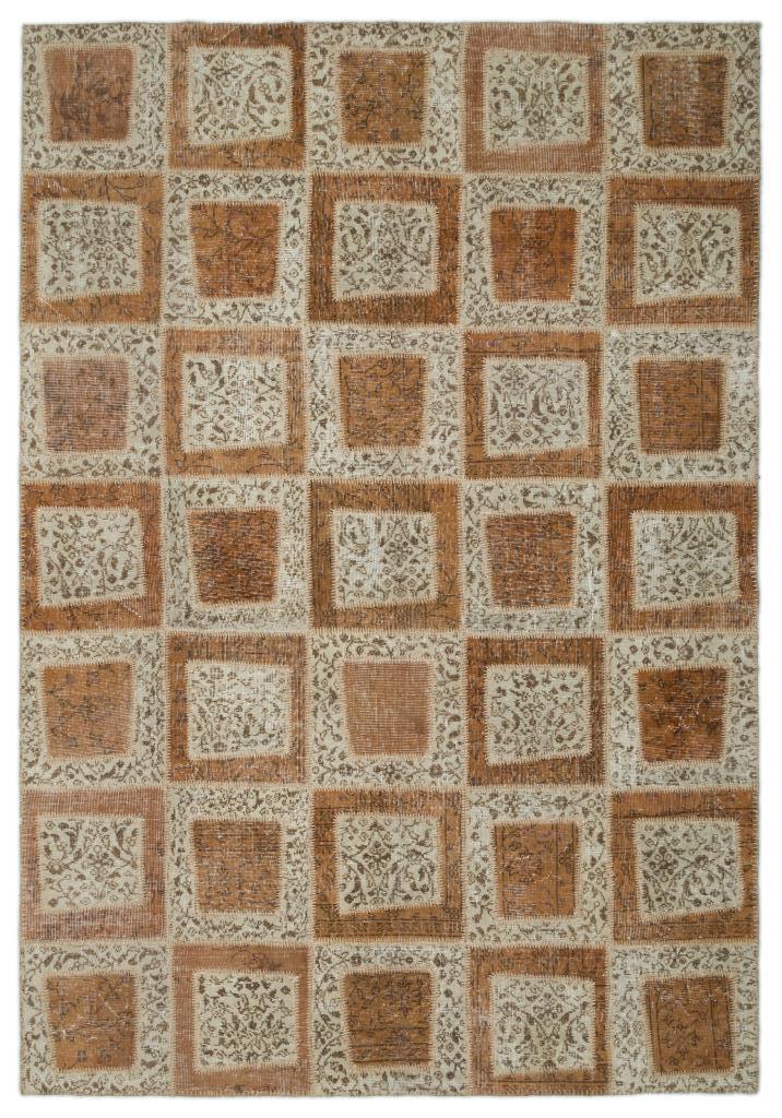 Apex Patchwork Halı Bej 21055 194 x 280 cm