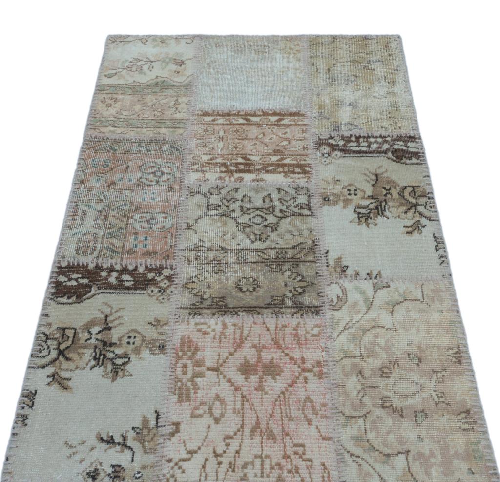 Apex Patchwork Halı Bej 24751 80 x 150 cm