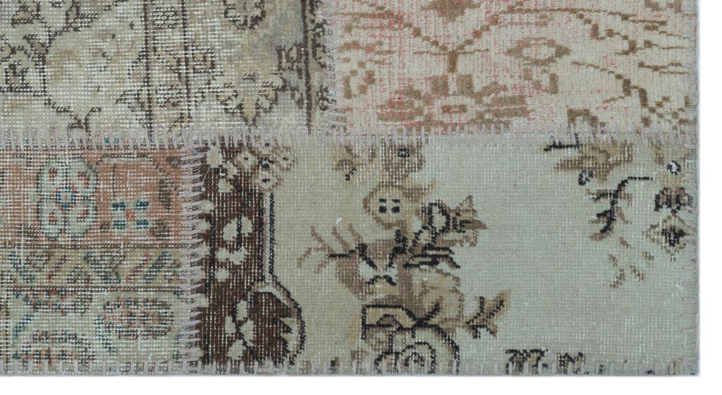 Apex Patchwork Halı Bej 24751 80 x 150 cm