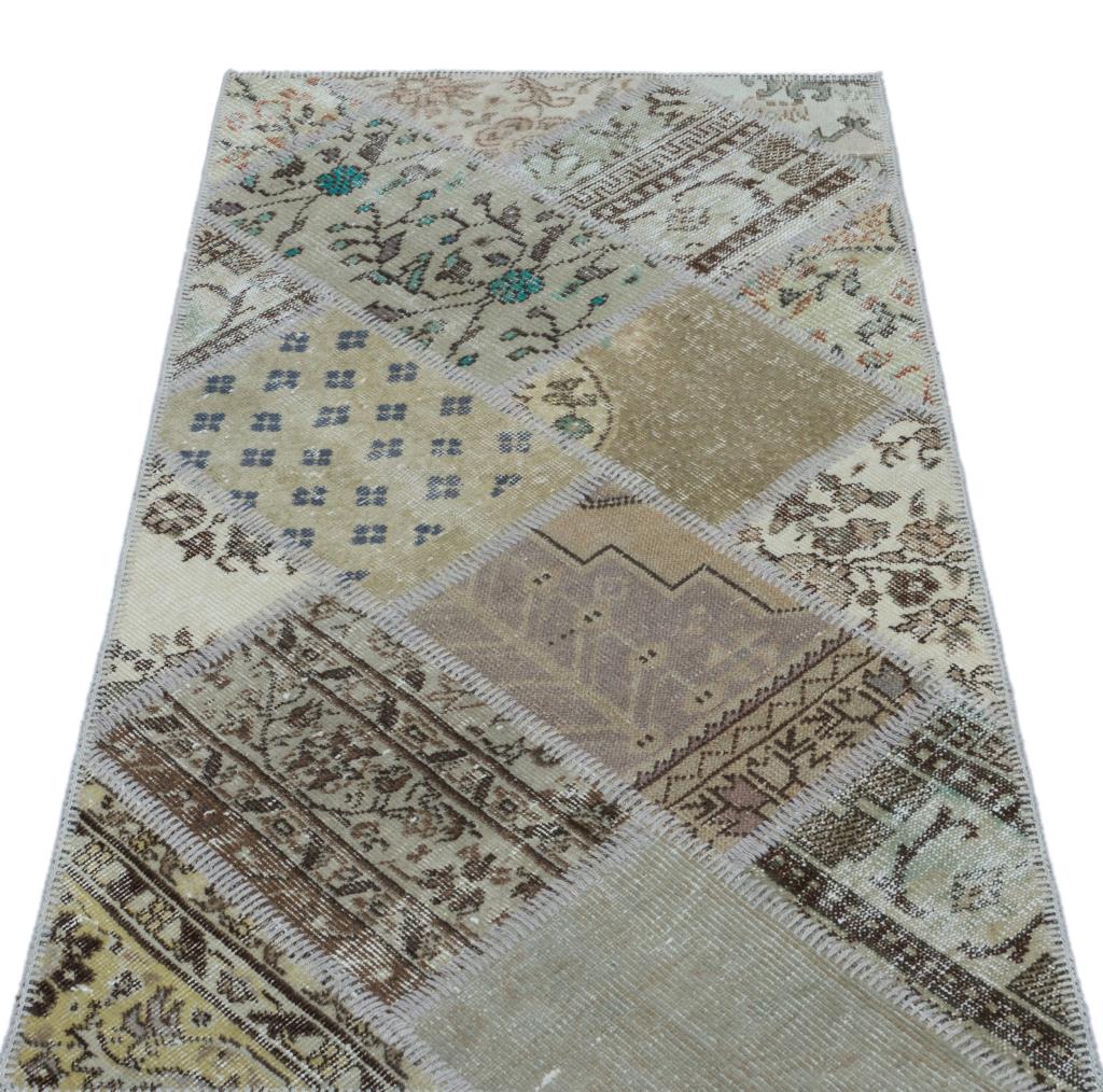 Apex Patchwork Halı Bej 26001 80 x 150 cm