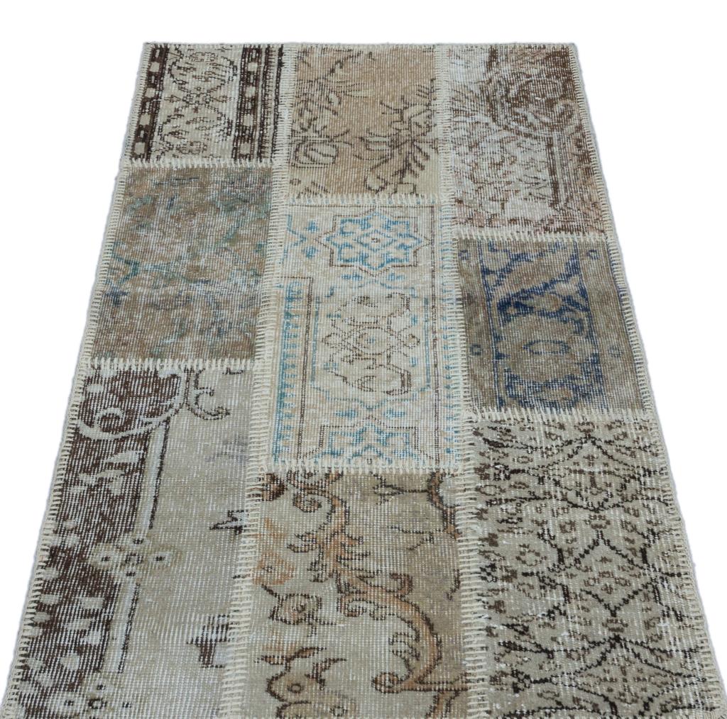 Apex Patchwork Halı Bej 26143 80 x 150 cm