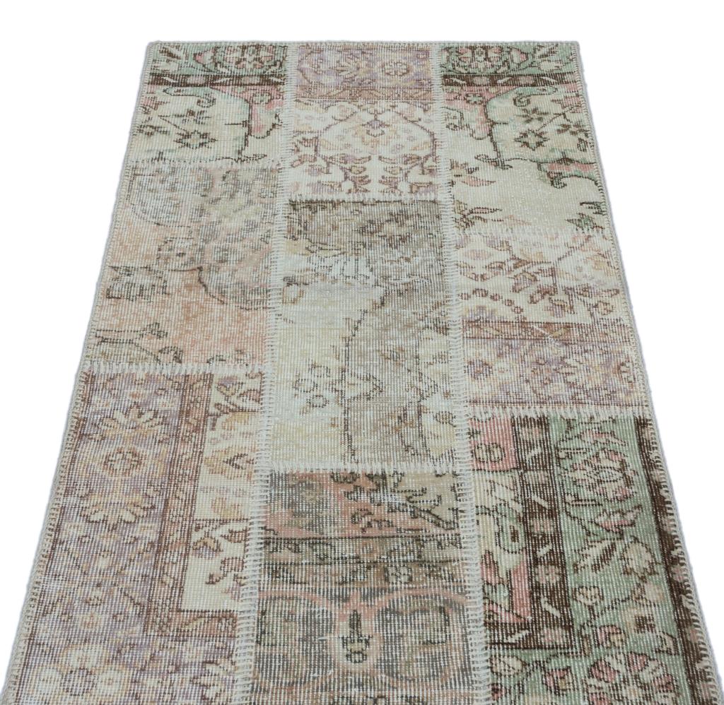 Apex Patchwork Halı Bej 26175 80 x 150 cm
