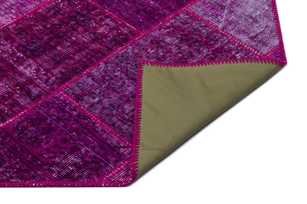 Apex Patchwork Halı Fuşya 26249 120 x 180 cm