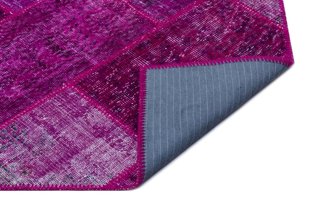 Apex Patchwork Halı Fuşya 26604 120 x 180 cm