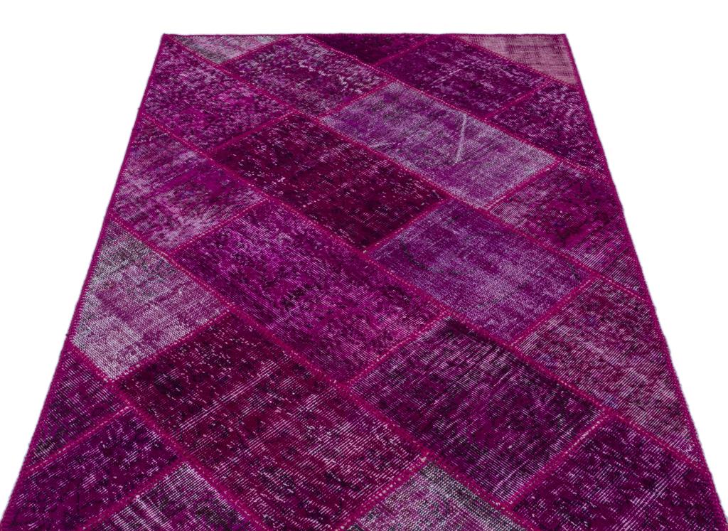 Apex Patchwork Halı Fuşya 26604 120 x 180 cm