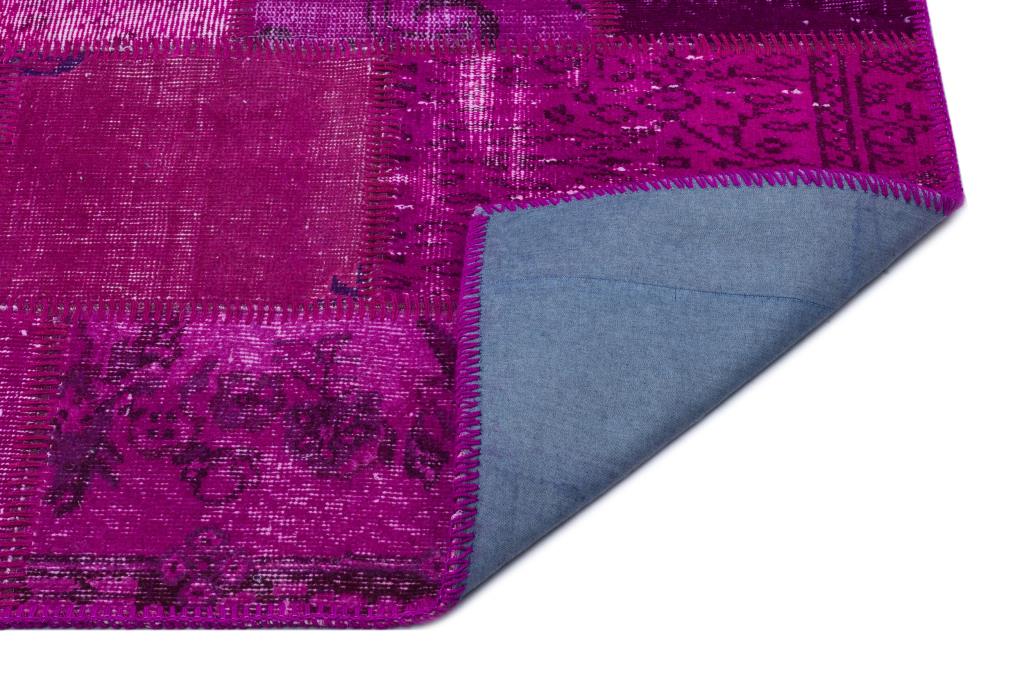 Apex Patchwork Halı Fuşya 26609 120 x 180 cm