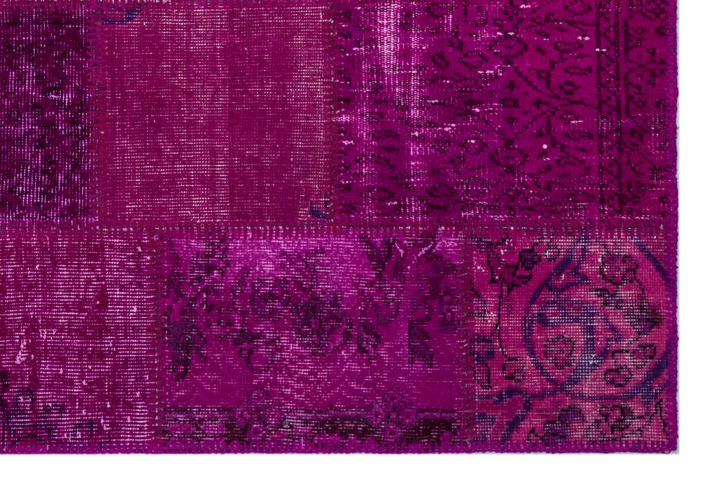 Apex Patchwork Halı Fuşya 26609 120 x 180 cm