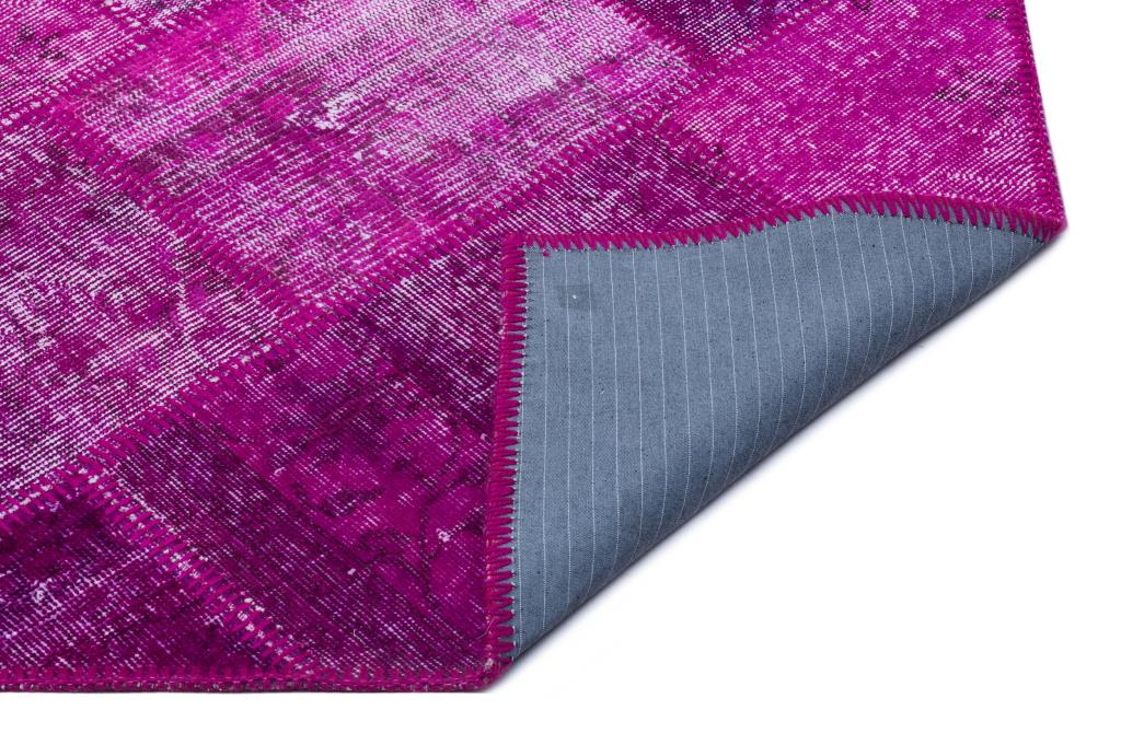 Apex Patchwork Halı Fuşya 26644 120 x 180 cm
