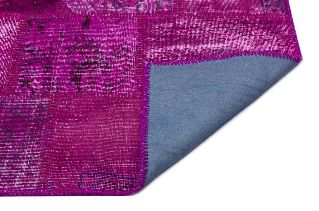Apex Patchwork Halı Fuşya 26657 120 x 180 cm