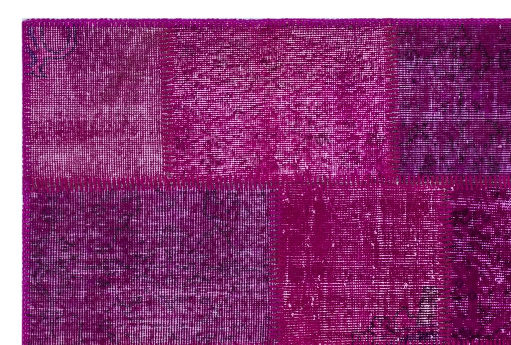 Apex Patchwork Halı Fuşya 26657 120 x 180 cm